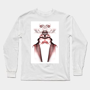 Unique and organic Smoke Art Abstract design ET needs a butler vest too! Long Sleeve T-Shirt